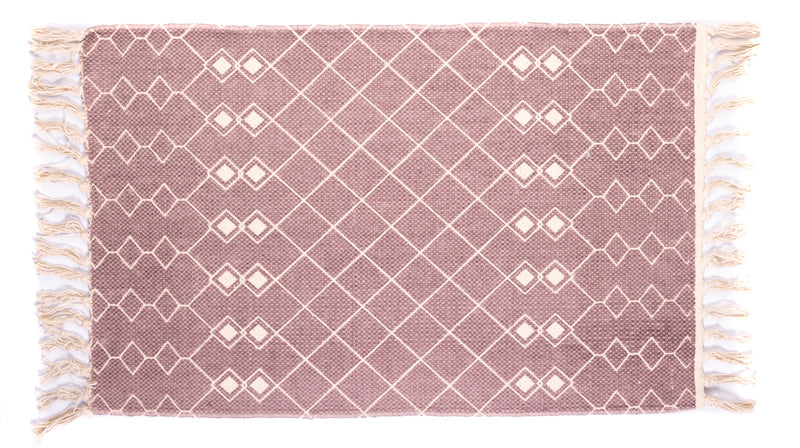 Grace Cotton Print Mat 50x70 cm-Rose Pink