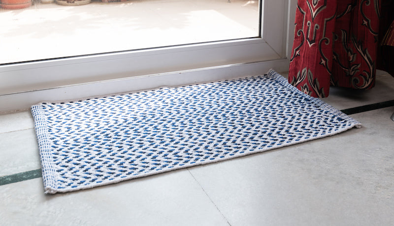 Sprinkle Cotton Mat 50x80 cm - Blue