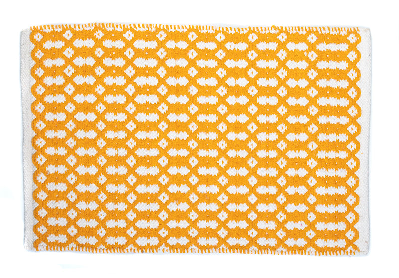 Victoria Soft Cotton Chenille Mat 50x80cm-Gold with anti skid coating