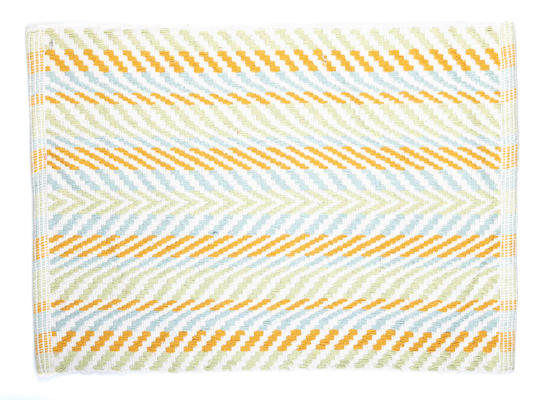 Celebrate Cotton Mat 50x70 cm- Blue-Gold