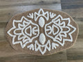 Soft Cotton bathmat with anti skid back