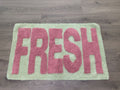 Soft Cotton bathmat with anti skid back 20"x32"