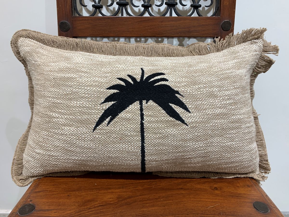 Premium Woven  Decorative Cushion Cover 12x20 inch