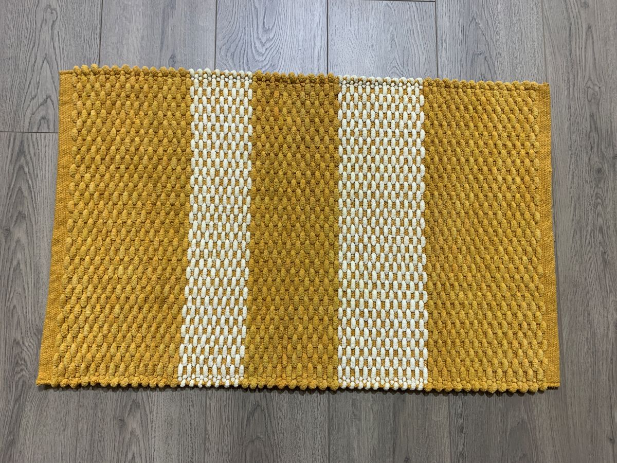 Artisan Handwoven Micro Mat | Ultra Soft Textured Accent Rug