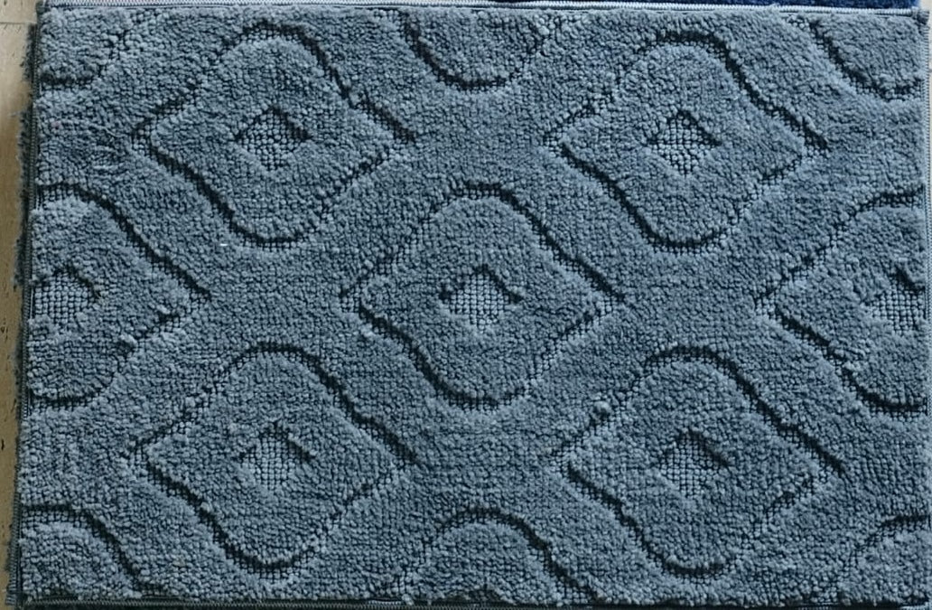 Micro bathmat with rubber back 15x23 IN