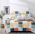 Ultra-Soft Micro Print Bedsheet Set  Wrinkle-Resistant-230x254cm;43x69 2 pillows