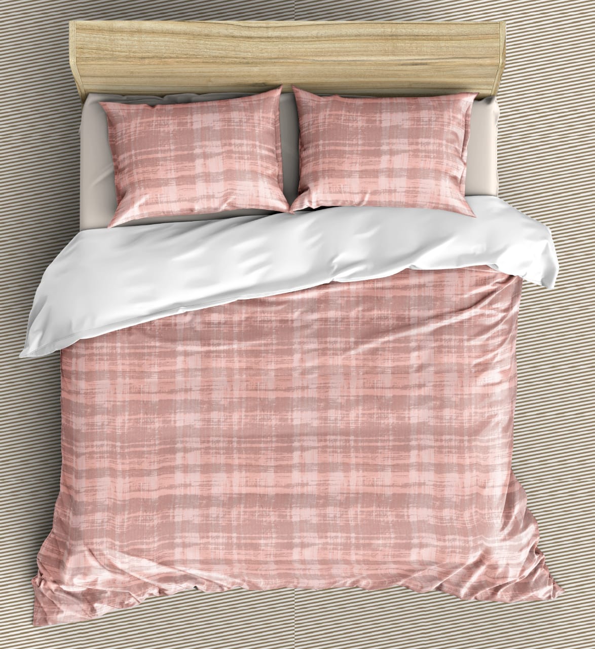 Ultra-Soft Cotton 180tc Bedsheet Set-230x254cm;43x69 2 pillows