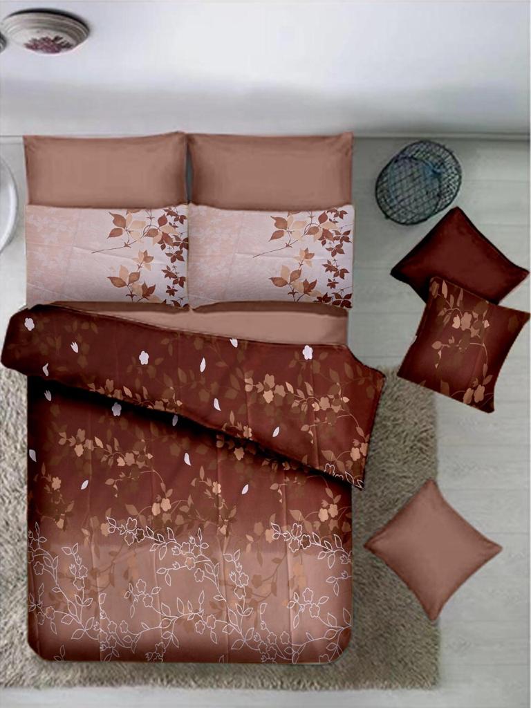 Ultra-Soft Cotton 144tc Bedsheet Set-274x280cm;50x68cm 2 pillows